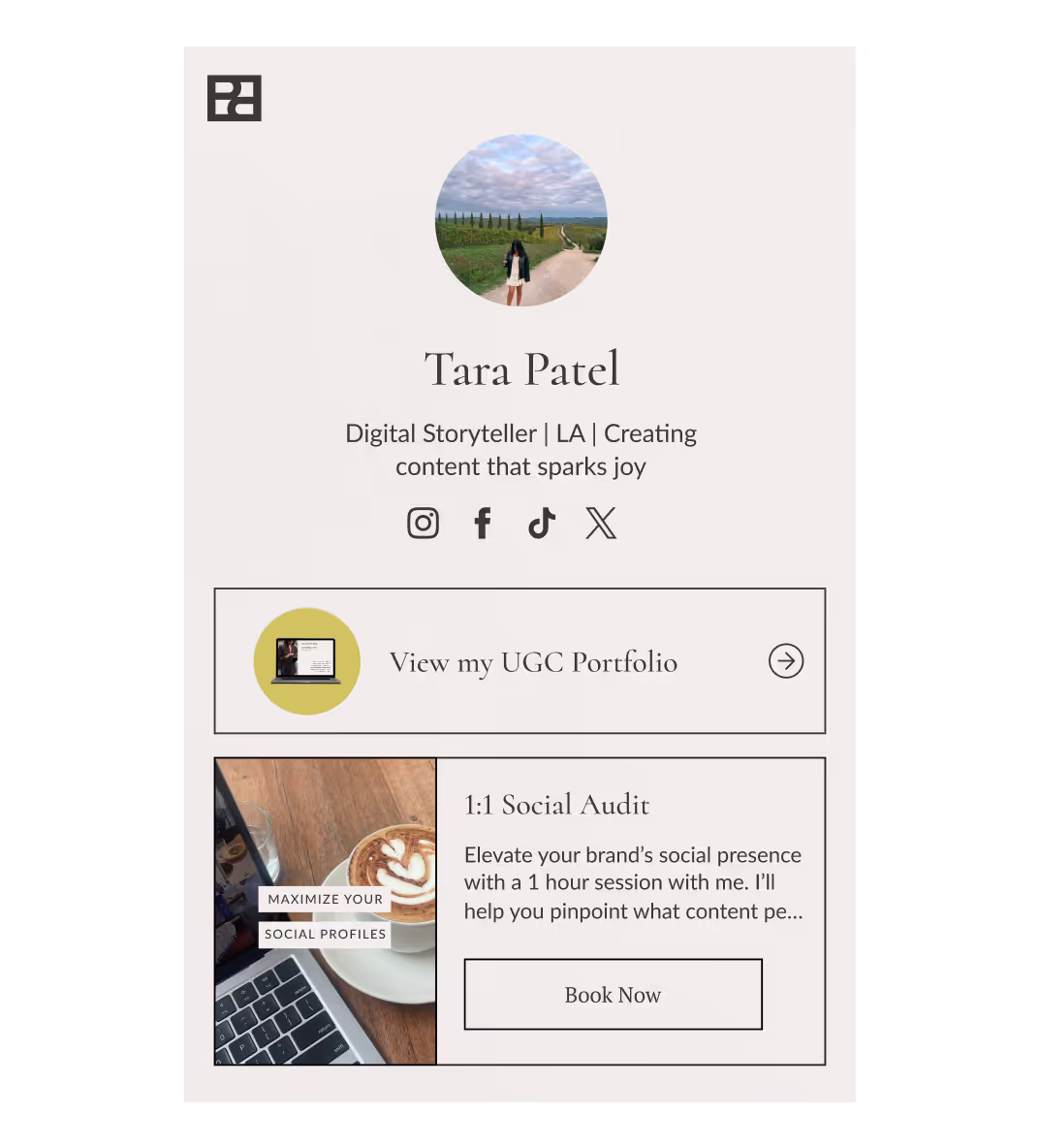 create a storefront in minutes shown in Planoly.
