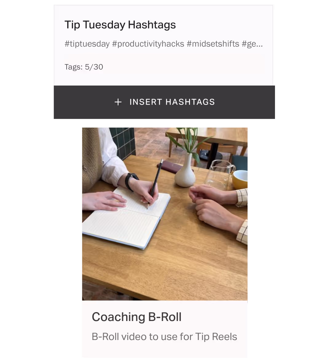 stay organized shown in Planoly.