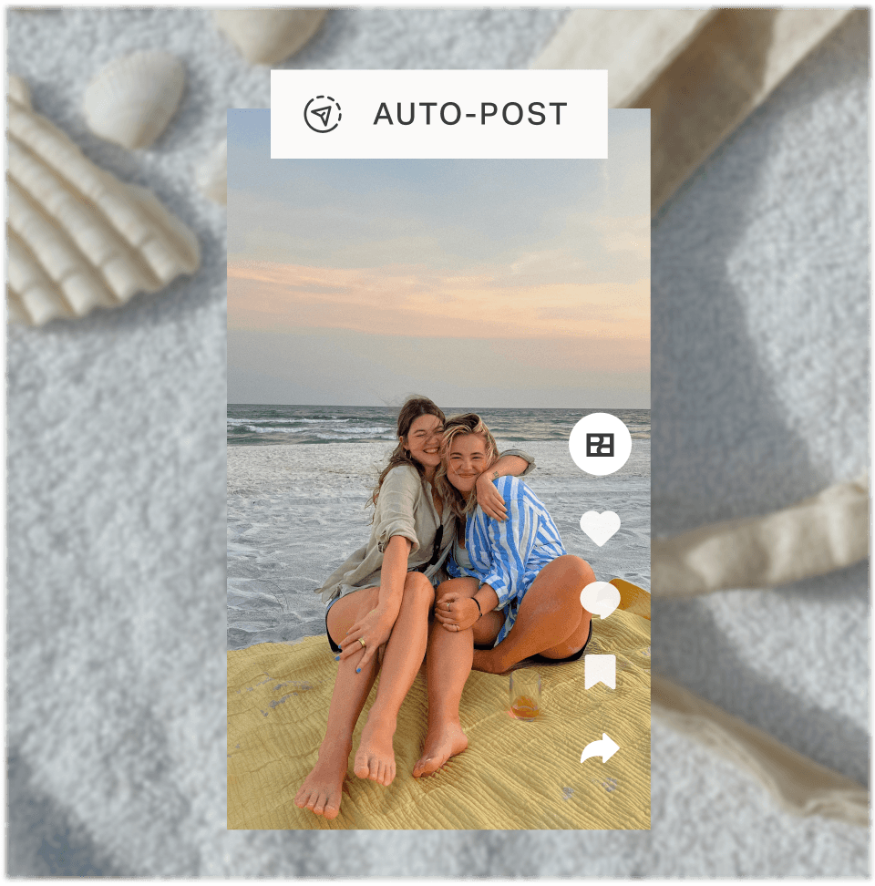 TikTok videos organized in the Planoly social calendar.