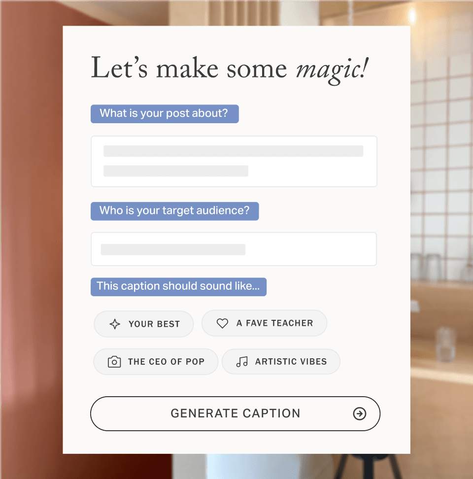 Planoly content creation tools supporting a post on X.