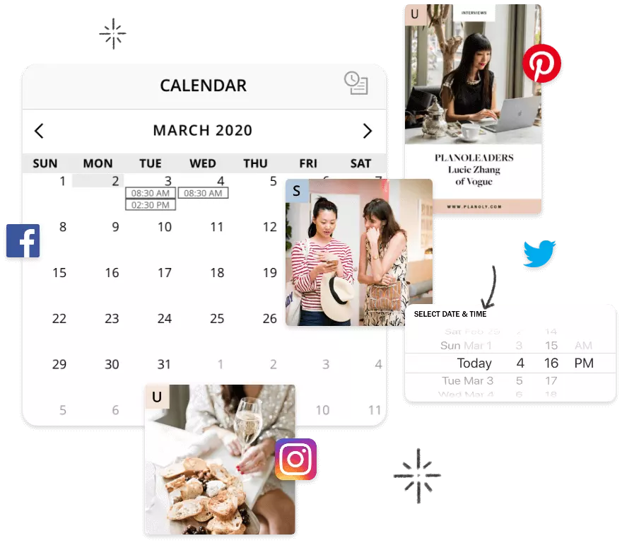 Planoly, Easily Plan & Schedule Your Content for Instagram, Pinterest, Facebook & Twitter